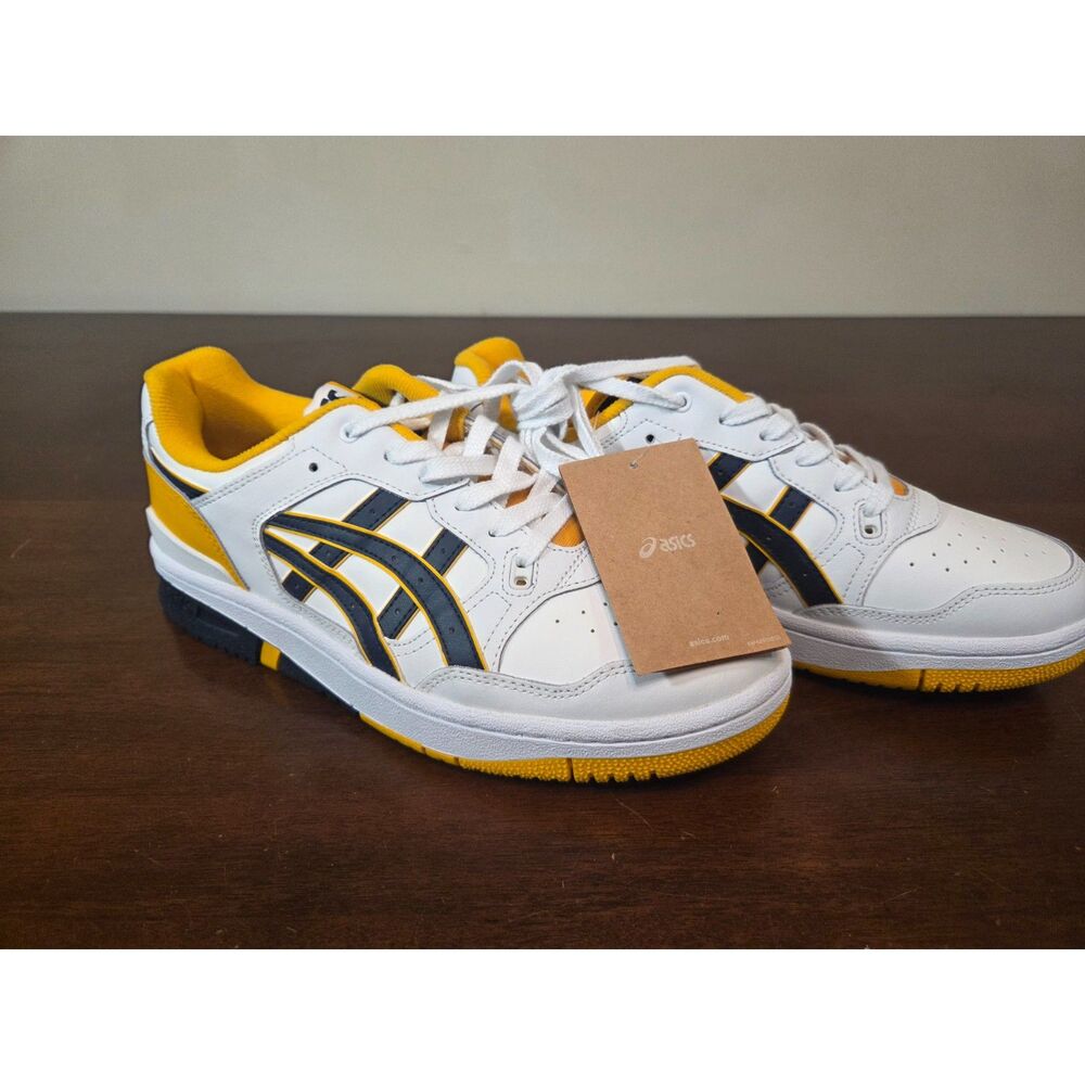 ASICS Japan S White Tiger Yellow 1201A476 Men's Size 8.5 Sneakers Retro Shoes